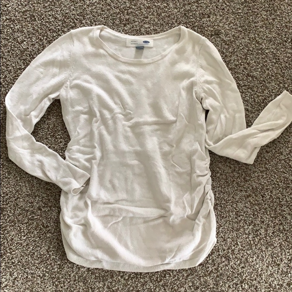 Ivory maternity sweater
